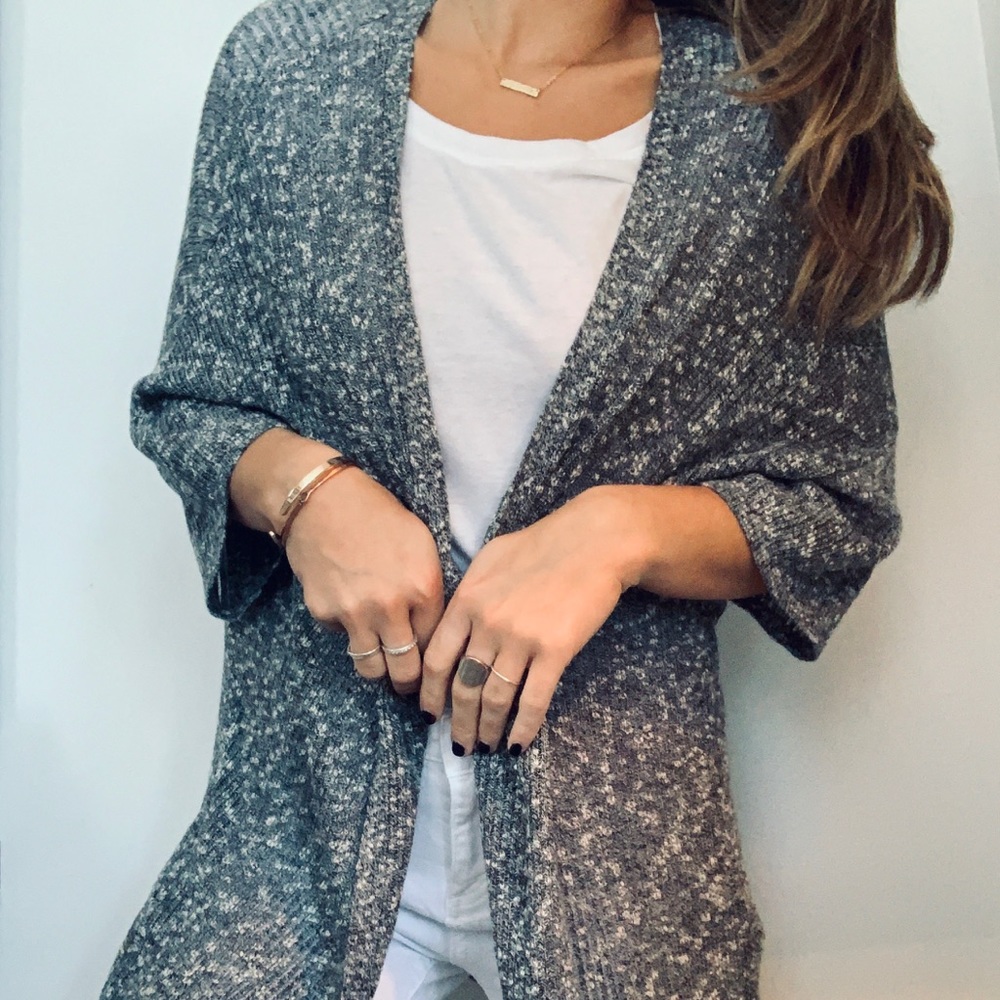 Gray Light Weight Cardigan!
